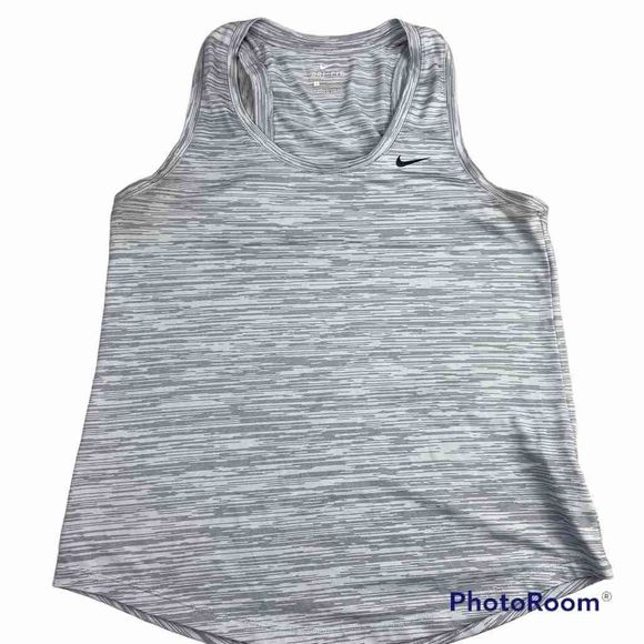 Nike Tops - Nike Women Dri-Fit Active Work Out Wear Exercise Sleeveless Shirt Size Small
